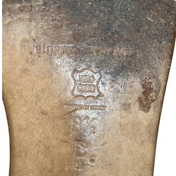 Sigerson Morrison Red Beaded Leather Sandals – Size 8.5 - Picture 8 of 13